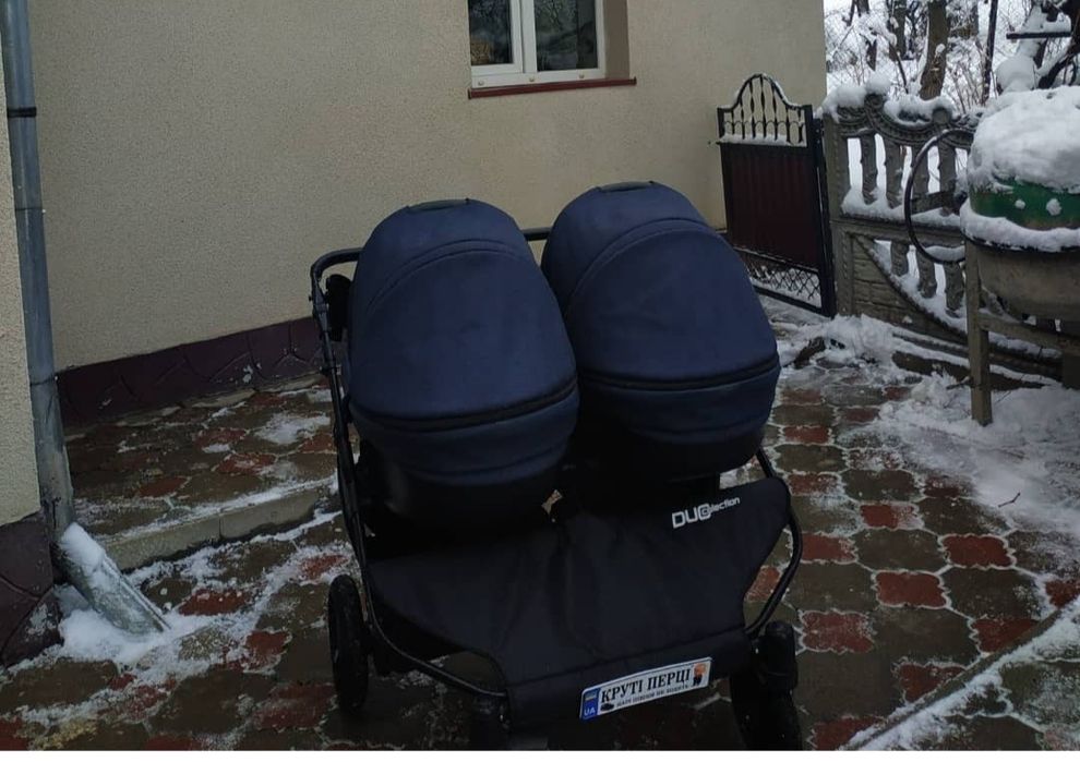 Коляска для двійні "Amadeo-Duo" 2 в 1