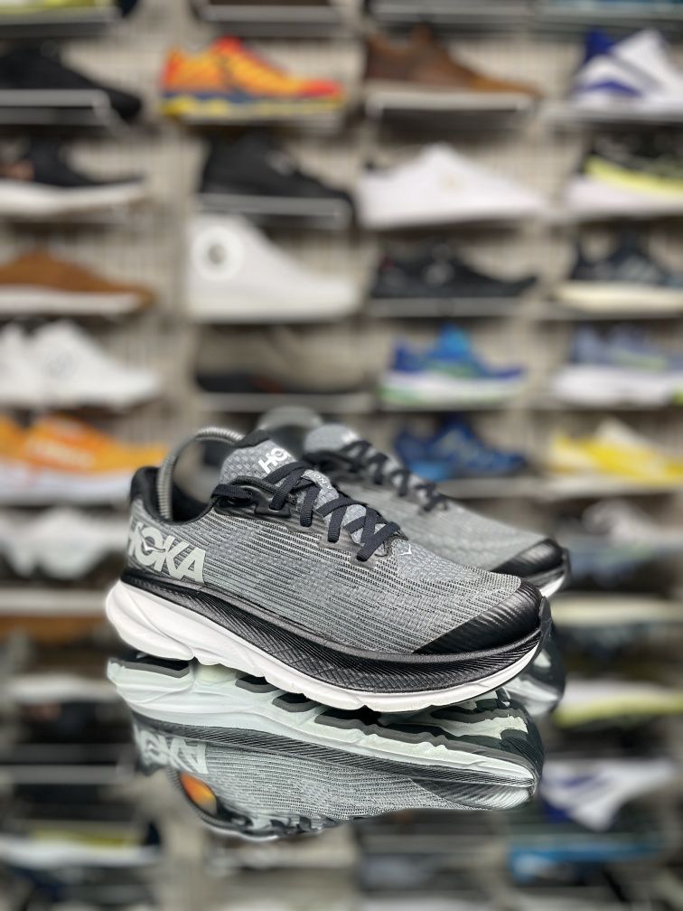 Кроссовки Hoka One One Clifton 9 Размер 38 Серые Мягкие Летние