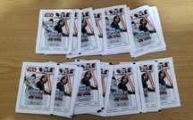 Cromos em saquetas Star Wars