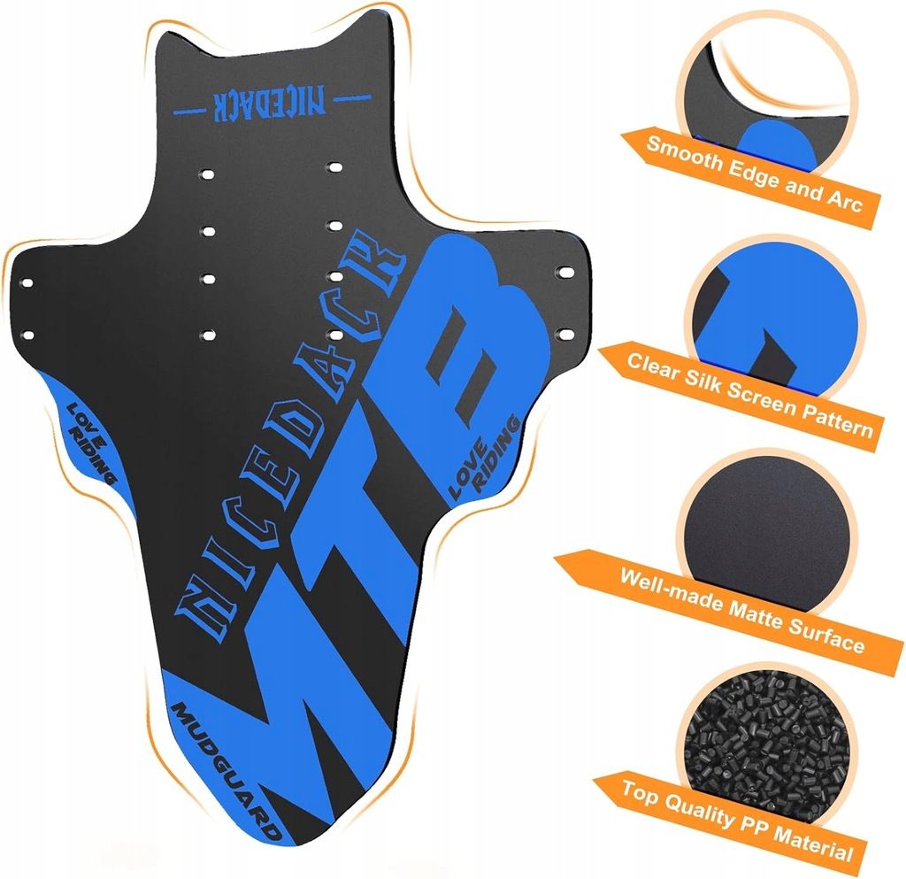 NICEDACK 2 Błotniki na Rower 20"-29" MTB Mudguard Przód i Tył