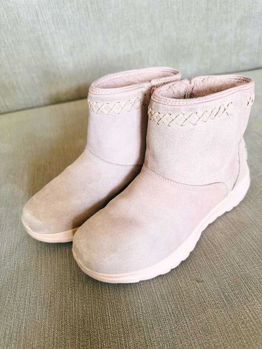 Зимние сапожки угги Скейчерс Skechers для девочки р. 34. Зимові чоботи