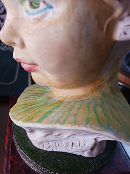 Candeeiro porcelana Capodimonti