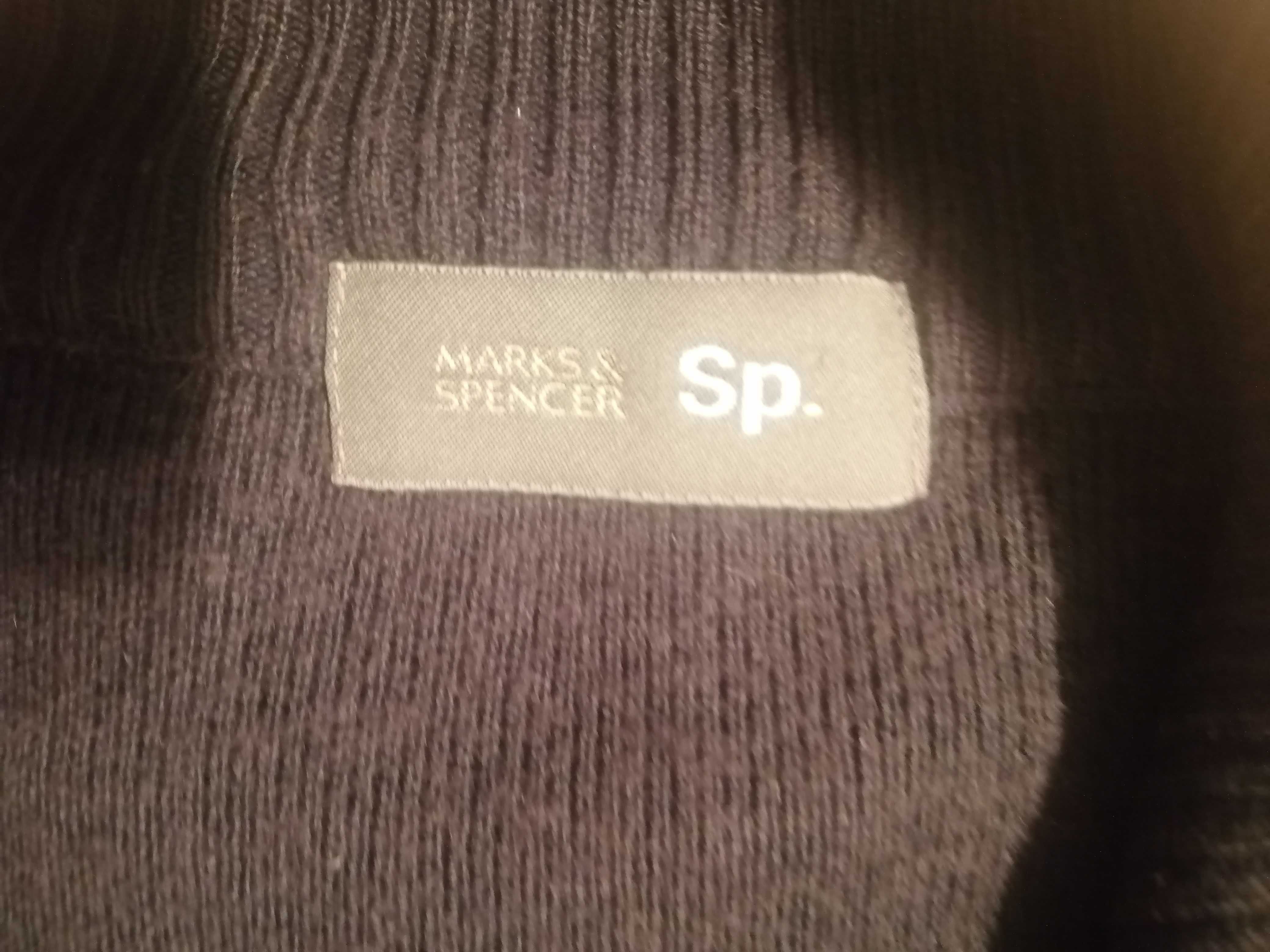 męski sweter Marks & Spencer ciemny granat rozmiar XL