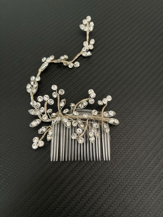 Grzebyk ślubny - ozdoba do włosów