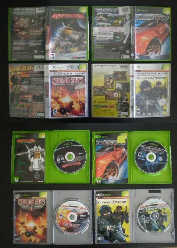 11 jogos X-BOX NFS Defender Voodoo Madden Fifa Counter Strike NBA