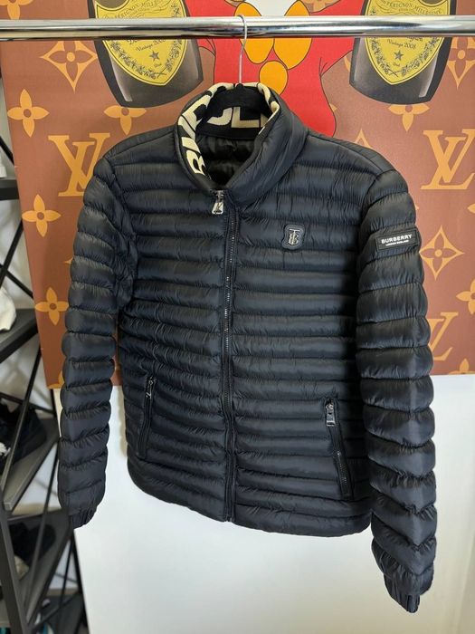 РОЗПРОДАЖ ДО 05.10!Осінній пуховик Burberry куртка мужская осень S M L