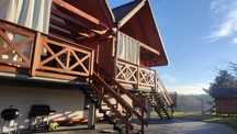 Domki apartamentowe z balią i widokiem na jezioro na Kaszubach 400 zl