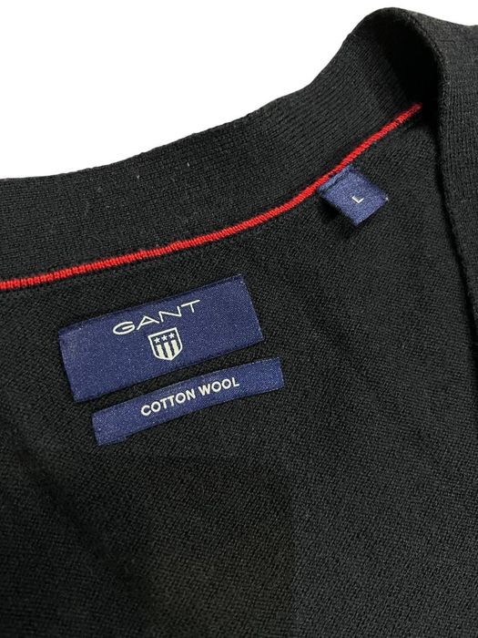 Мужской шерстяной кардиган свитер блейзер Gant гант чоловічий светр