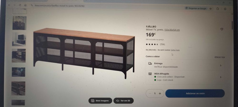 Móvel TV marca FJÄLLBO