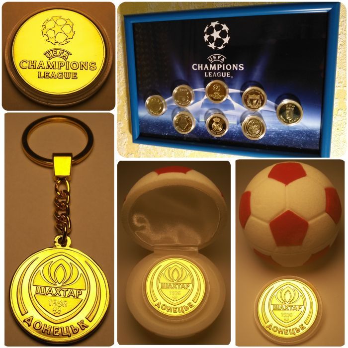 Коллекция сувениров футбольных клубов Европы "Лига Чемпионов" УЕФА