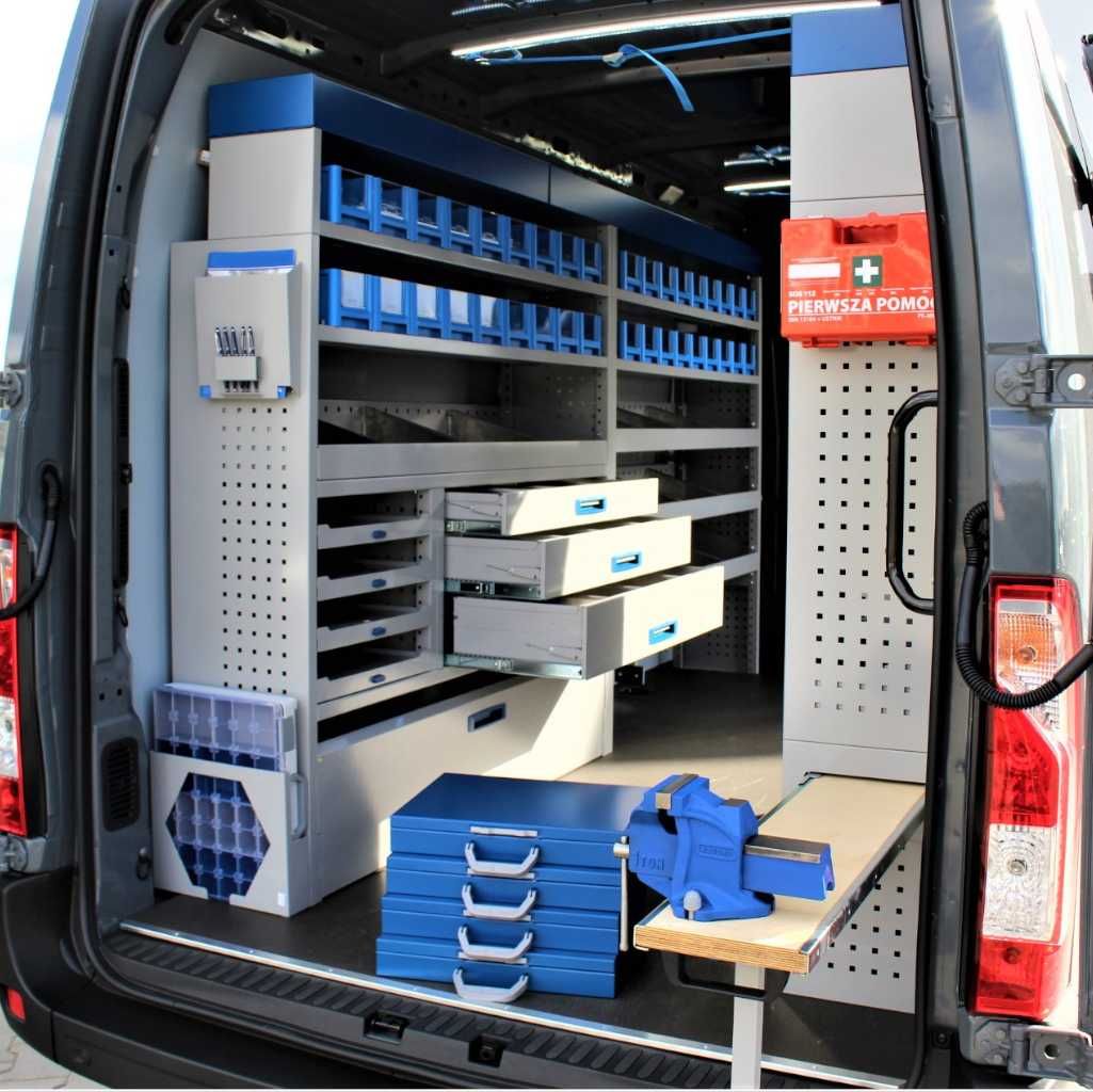 Zabudowa warsztatowa, serwisowa Master, Ducato, Sprinter, Crafter, TGE