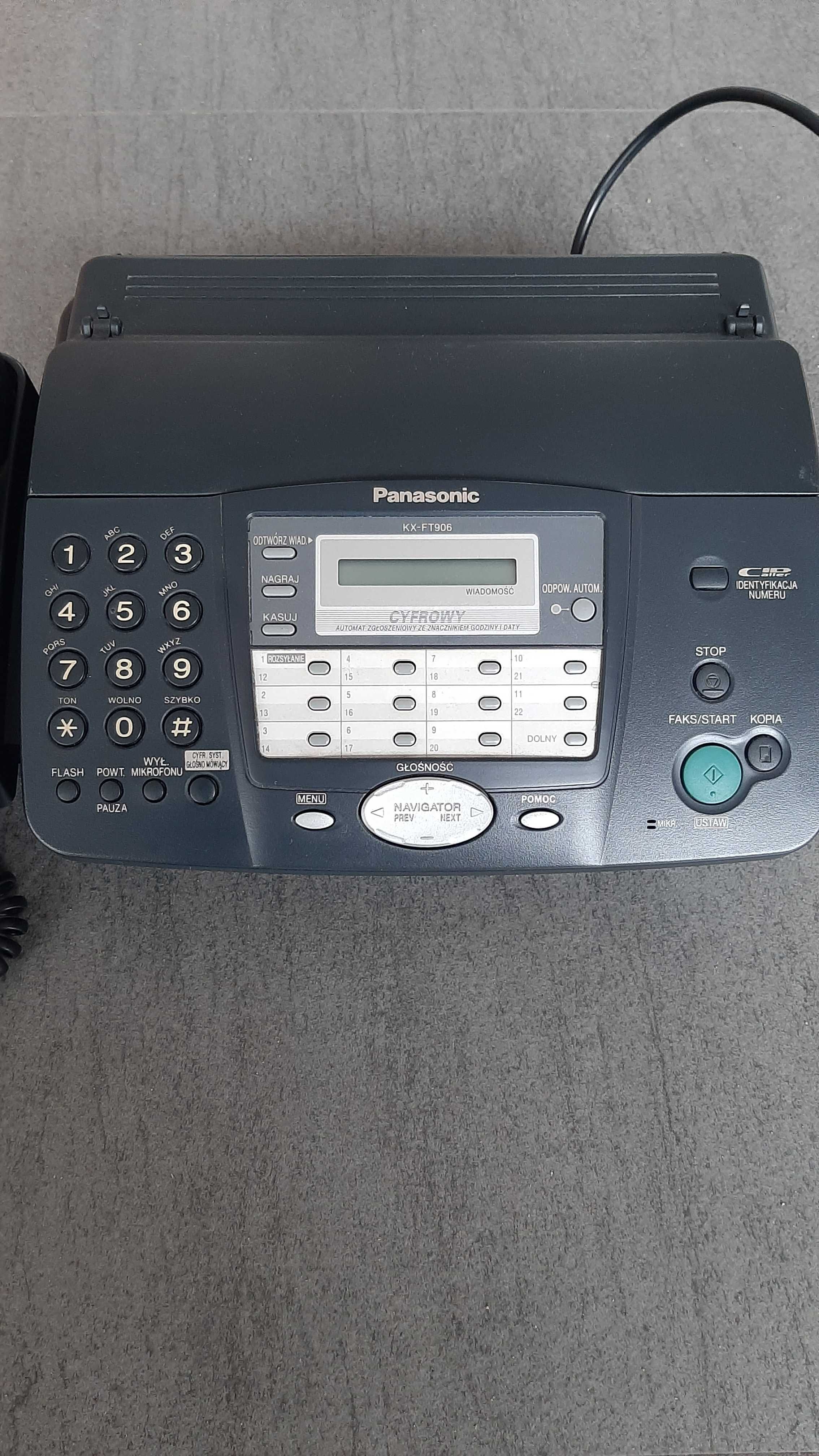 Telefon Fax Panasonic KX-FT906