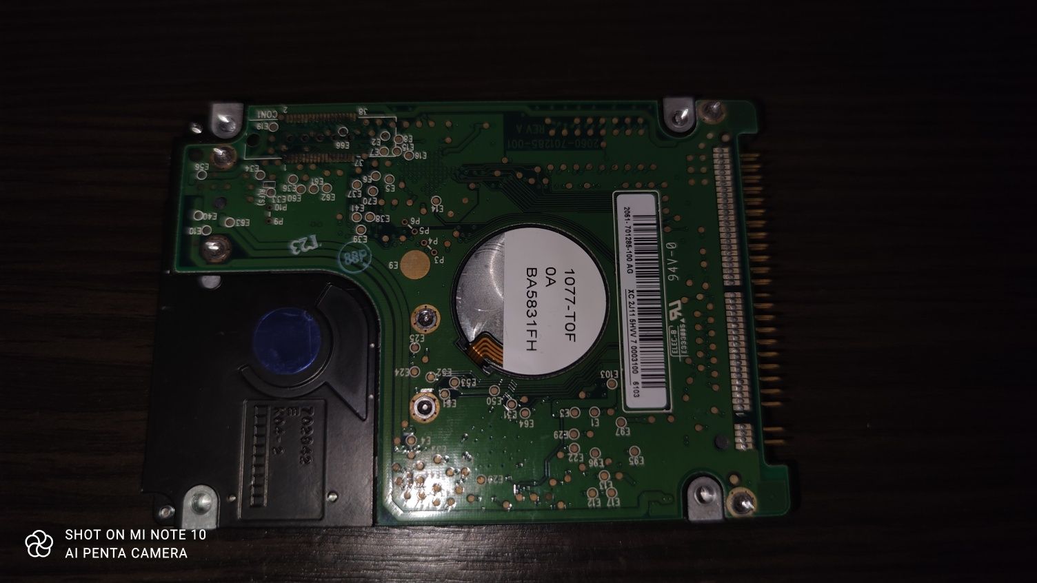 Dysk twardy hdd WD400VE-75HDT1 WD400 IDE ATA 2.5" 40GB do laptopa