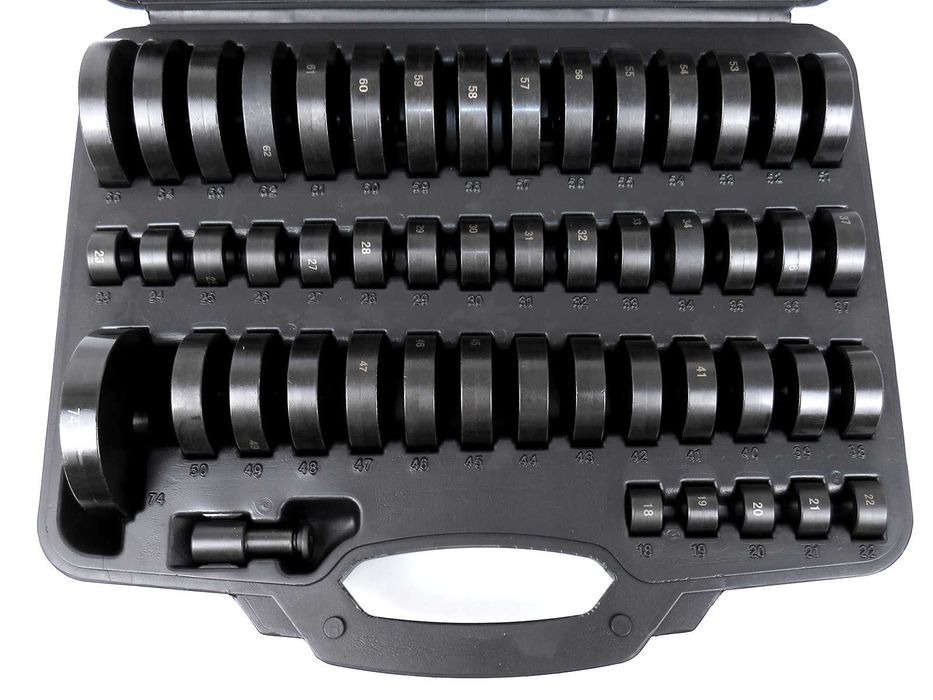 BASS POLSKA Ściągacz Tulei Łożysk Adaptery Prasy 18-74mm 52 El BP3173