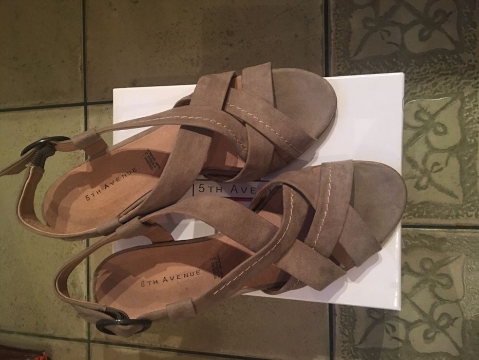 Buty 5-th Avenue- nowe rozmiar 39 - skórzana podeszwa