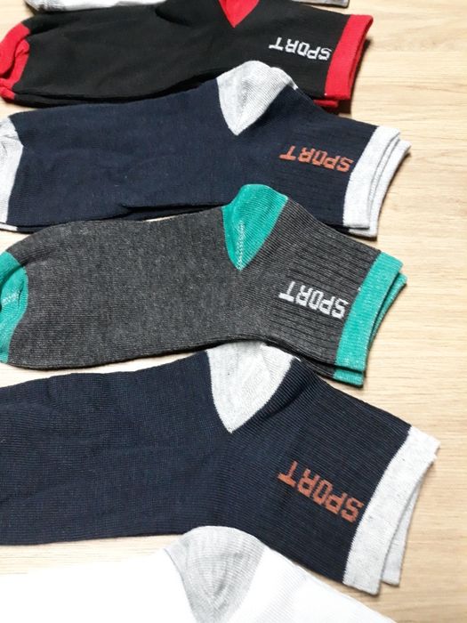 6 par skarpety męskie, chłopięce rozmiar 38-40