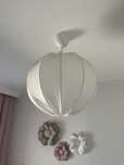 Lampa IKEA klosz materiał