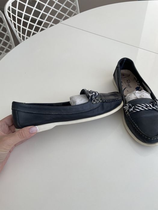 Шкіряні мокасини Respect устілка 23 см 36 р.