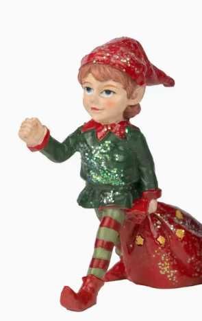 Dzielny Elf Strażnik Świątecznego Warsztatu - Figurka dekoracyjna