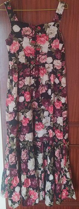 Vestido comprido floral