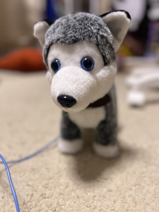 Дитяча інтерактивна інрашка цуценя, собака на повідку