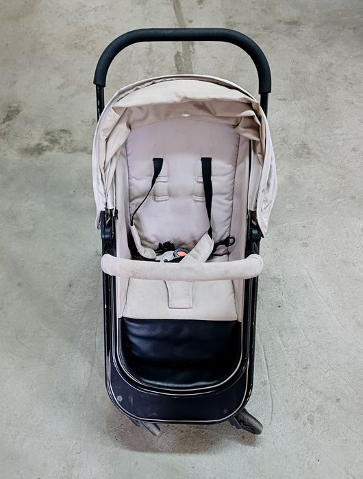 Conjunto carrinho bebé Asalvo três em um cinza