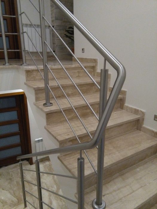 Balustrady nierdzewne barierki inox nierdzewka na schody balkon taras