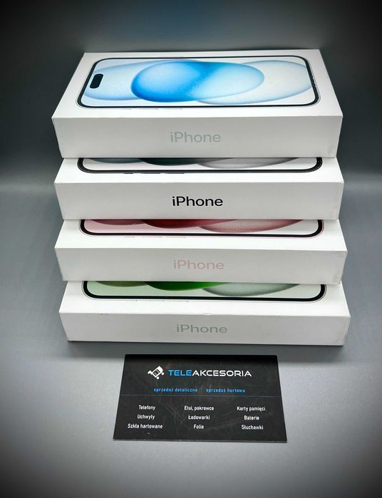 Apple Iphone 15 | Pink/Blue/Black | 128gb | NOWIUTKIE | Teleakcesoria