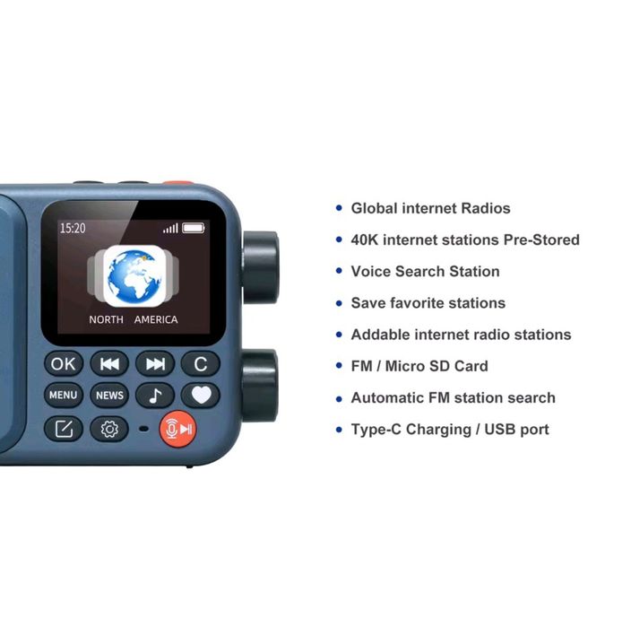 Інтернет-радіо Choyong A8W (глобальна версія, новинка)