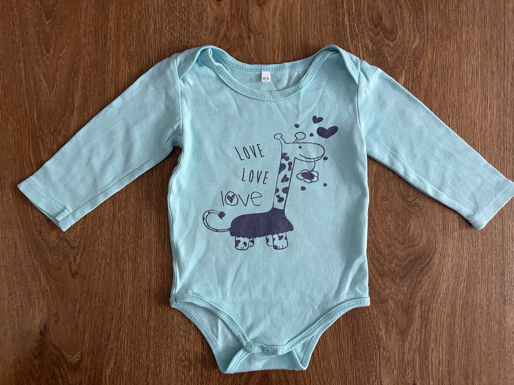 Niebieskie Body Niemowlęce 86 cm