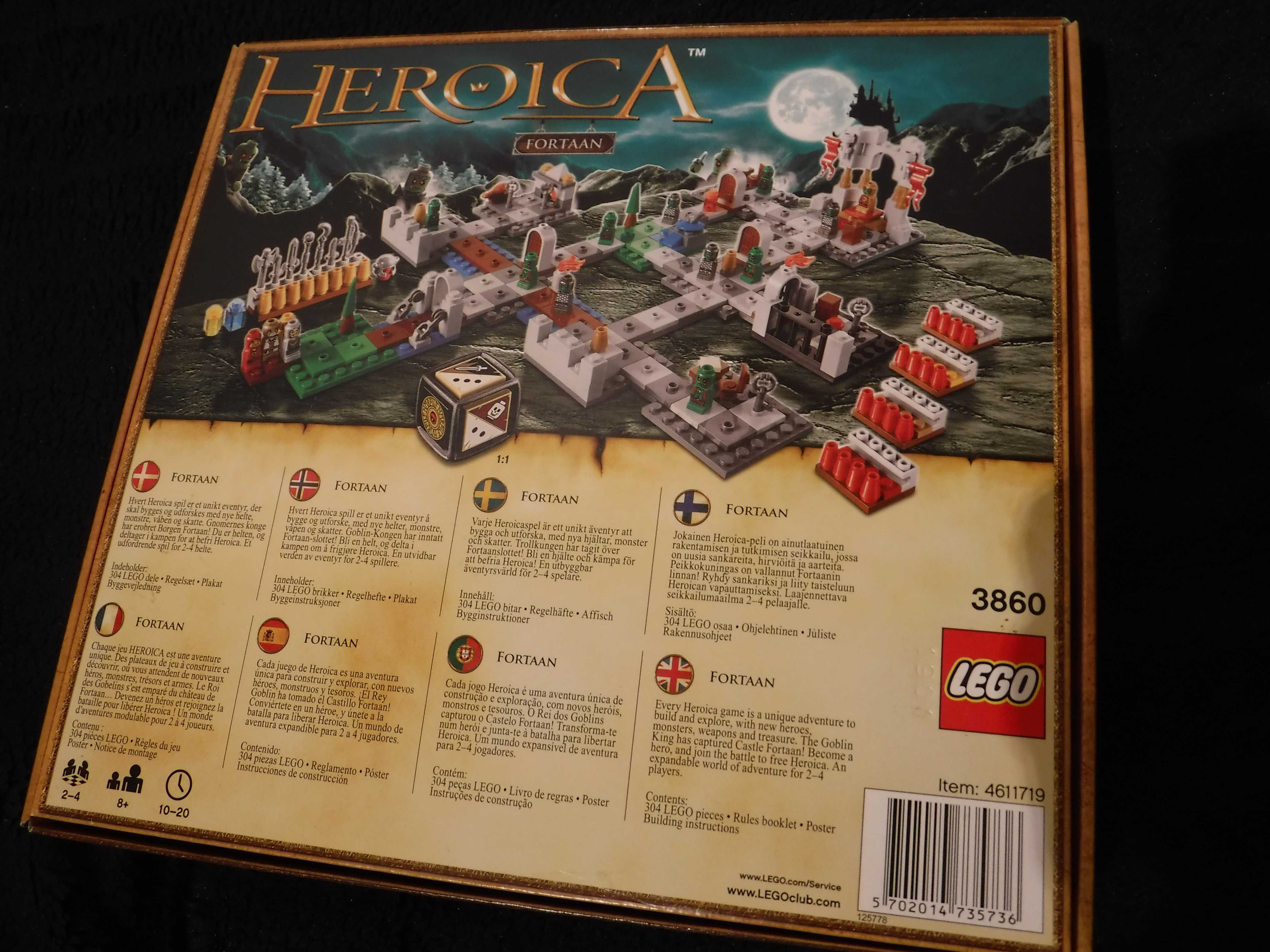 Lego Heroica gra planszowa