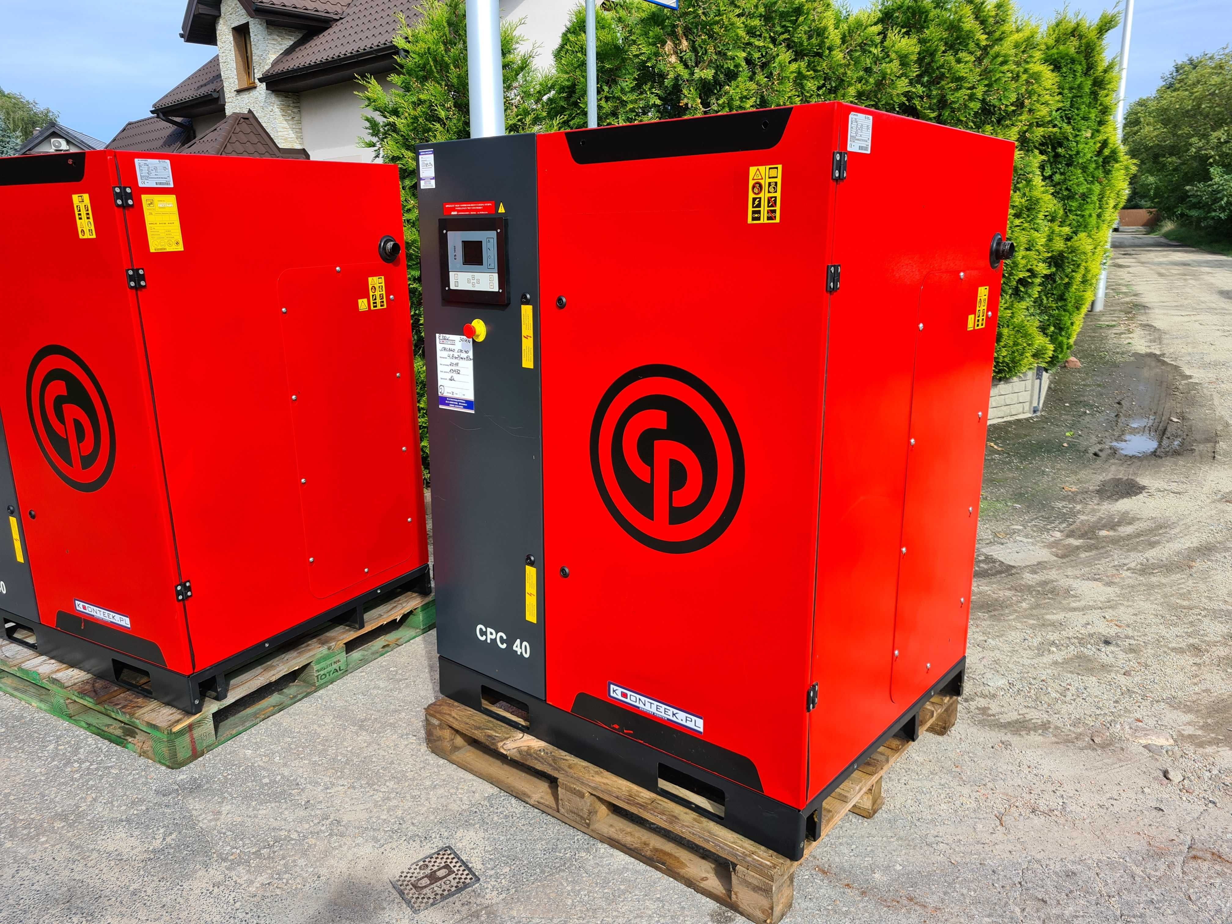 Kompresor śrubowy Chicago Pneumatic CPC 40 30 kw, Atlas Copco