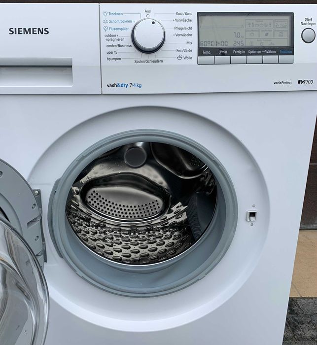 Пральна стиральная машина з сушкою 2в1 Siemens IQ700  WD14H540  7/4кг