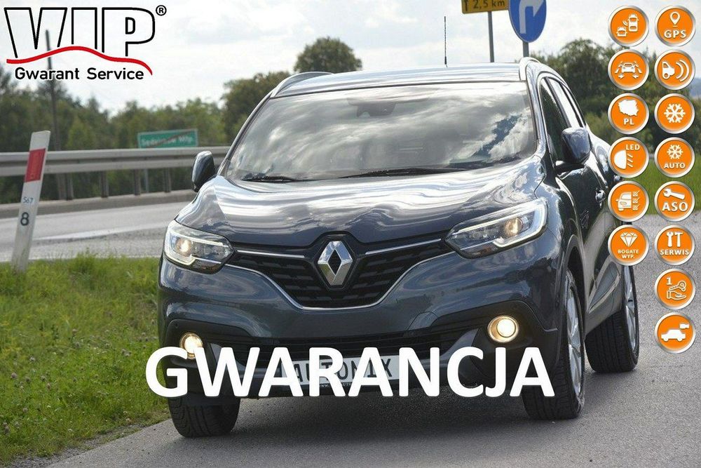 Renault Kadjar 1.2 TCE doinwestowany gwarancja przebiegu nawi kamera bezwypadkowy