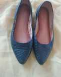 Buty damskie baleriny maciejka skóra naturalna