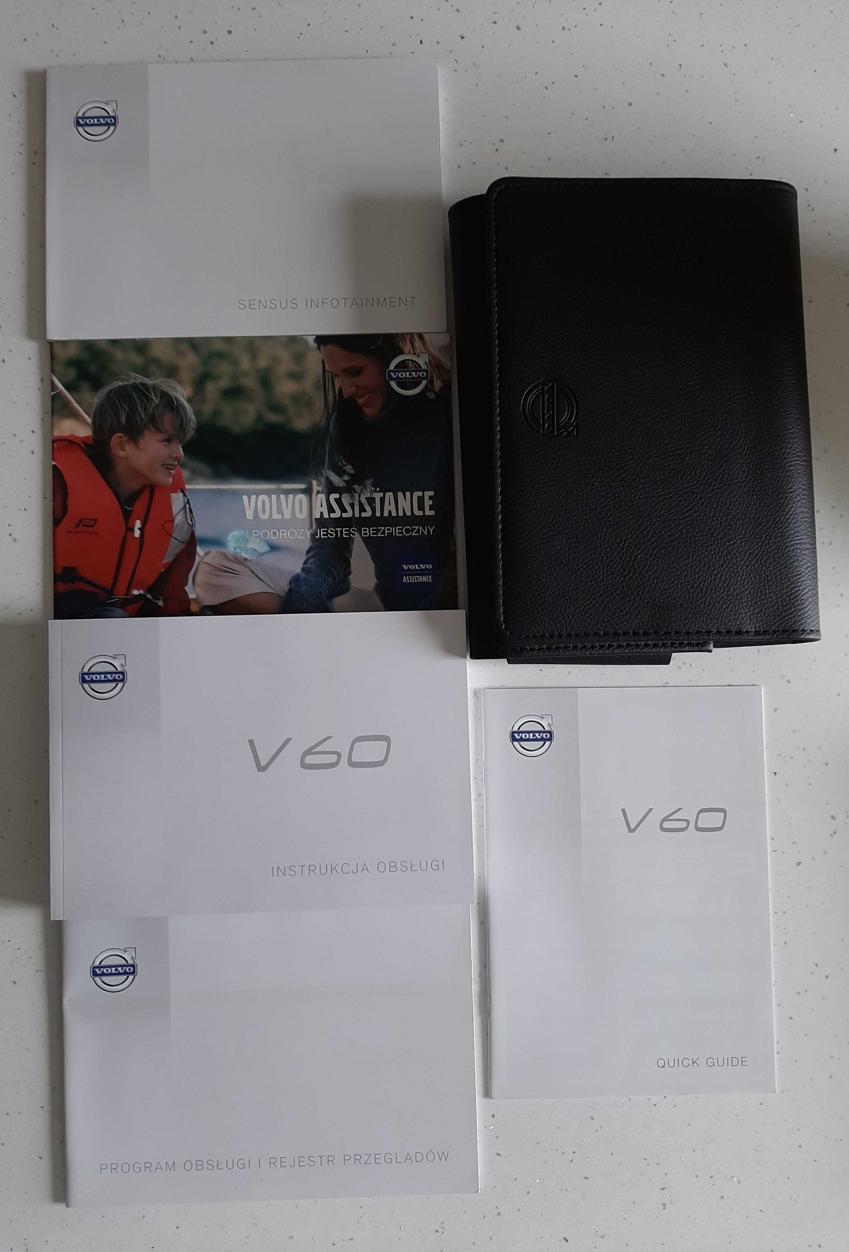 Książka serwisowa/instrukcja obsługi/etui Volvo V60 po lifcie. NOWA.