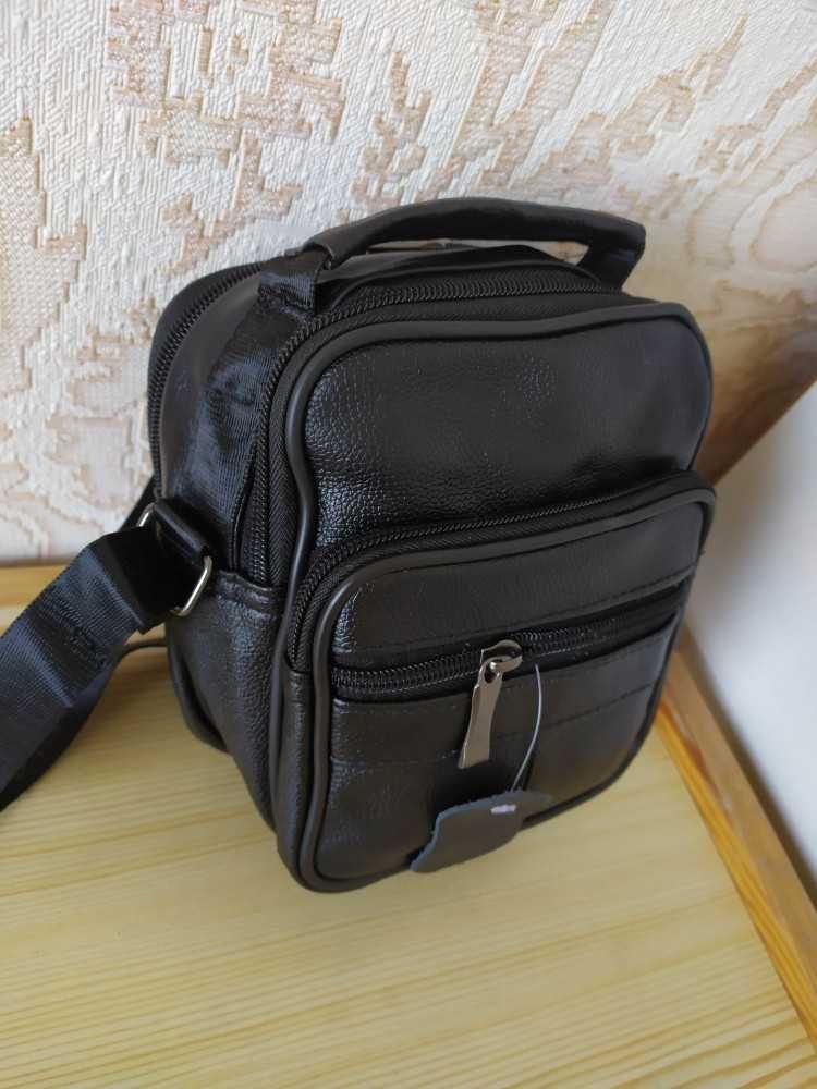 Натуральная кожа мужская сумка барсетка тактическая кожаная портфель