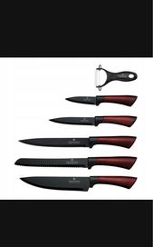 Zestaw 5 noży kuchennych + obieraczka Edenberg Nowy Model na 2024 rok