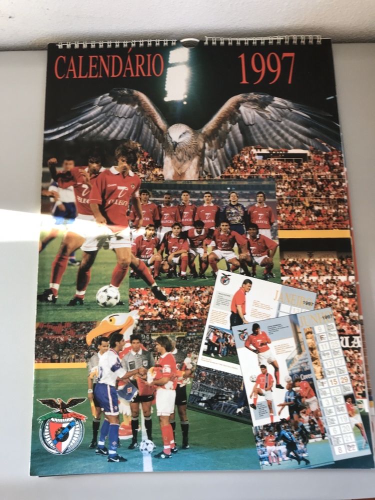 Calendário Oficial Benfica 1997