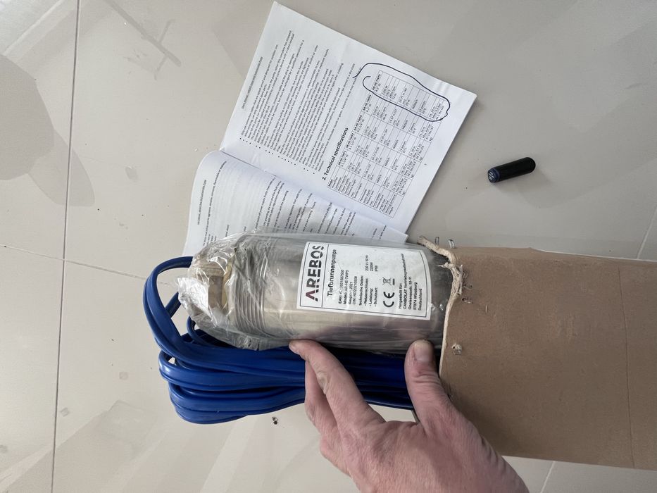 Pompa  glebinowa do wody 2,2kW , 9000tys L/h