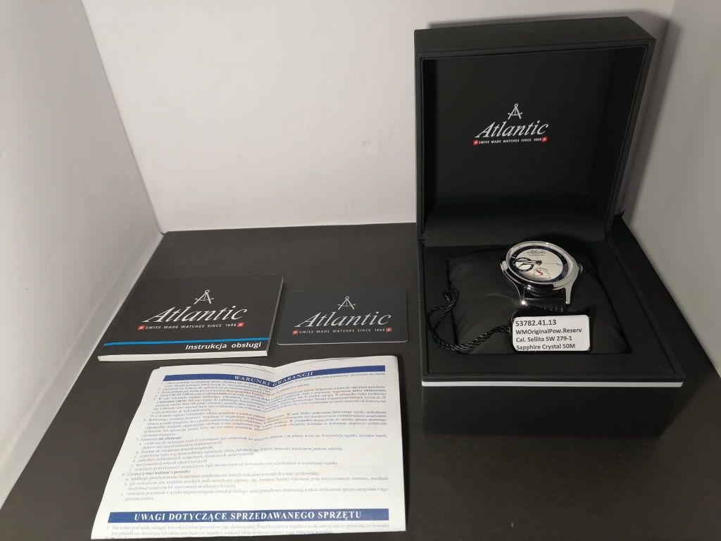 Zegarek Atlantic Worldmaster automatic Power Reserve Full Set