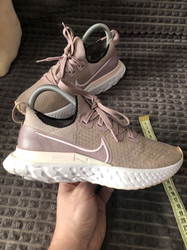 NIKE REACT (37-37.5) 23.5см Infinity Run женские кроссовки беговые ори