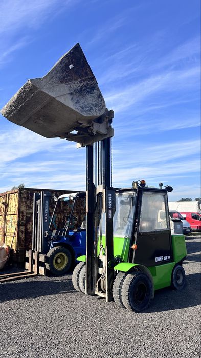 Wózek widłowy Clark CDP 35 bliźniak + koleba