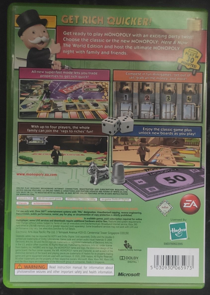 Monopoly Xbox 360 Live