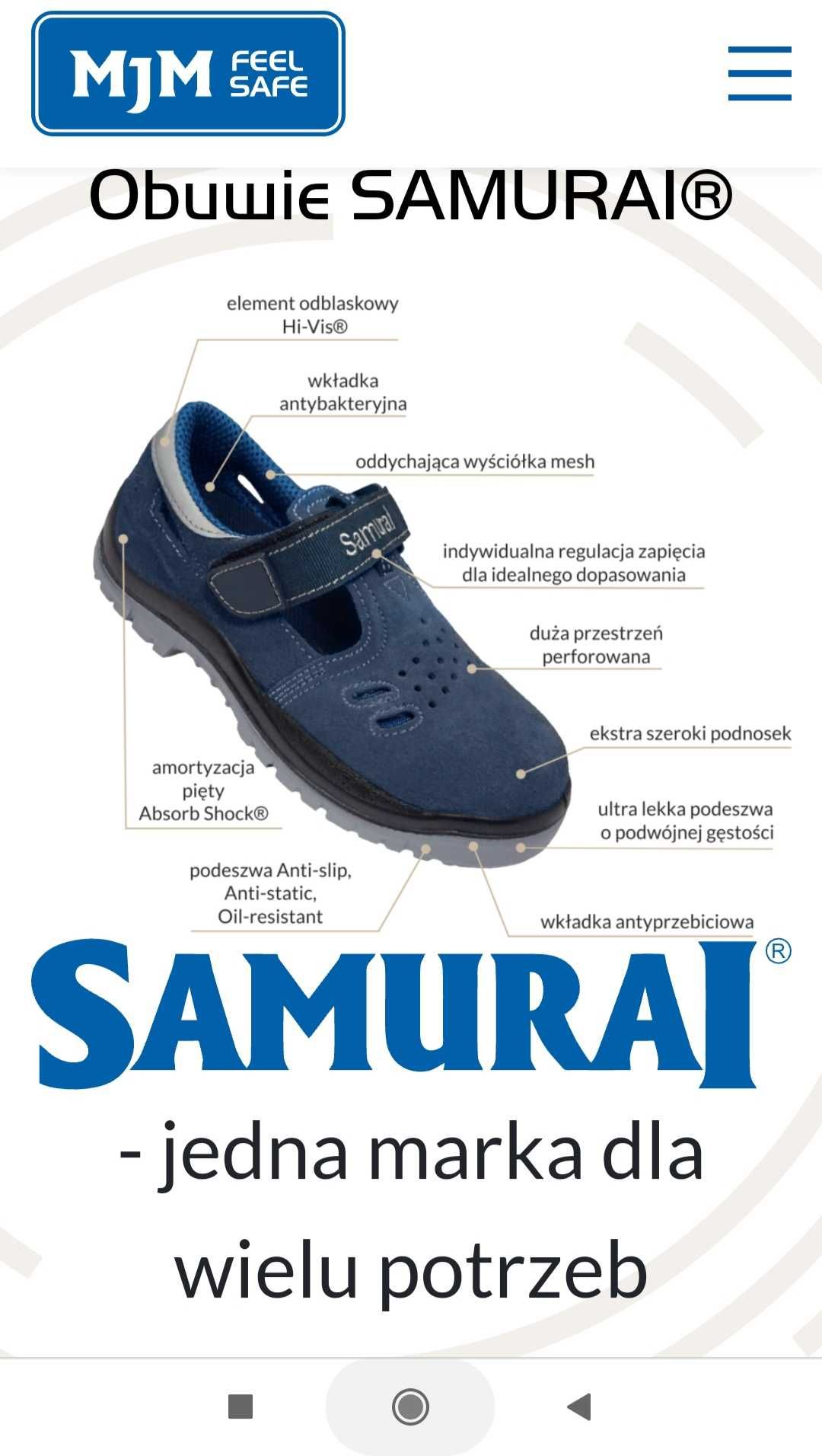 Buty robocze SAMURAI