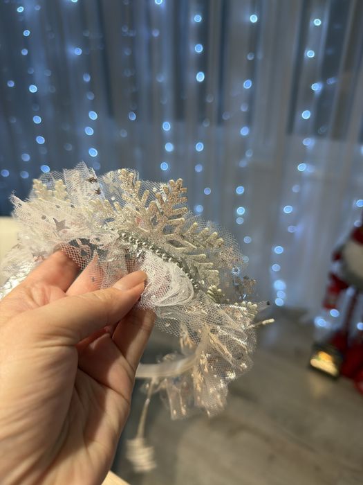 Обруч/ обідок сніжинка