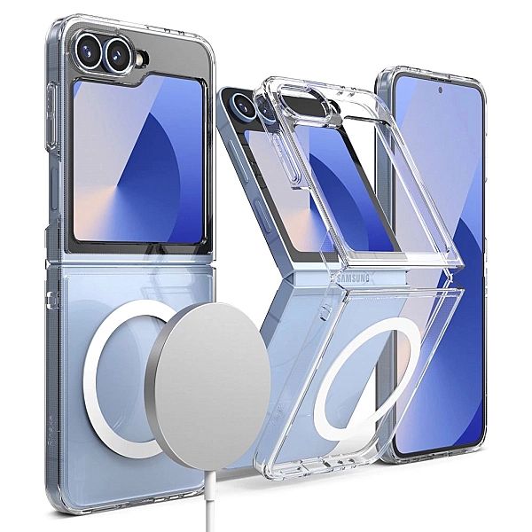 Etui Ringke Fusion MagSafe na Samsung Galaxy Z Flip 6 - przezroczyste