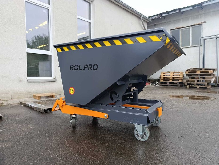 Kontener samowyładowczy/Kontener metalowy/Koleba - 600L PREMIUM!!!