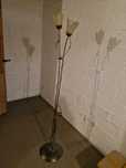 Lampa stojąca 2 klosze