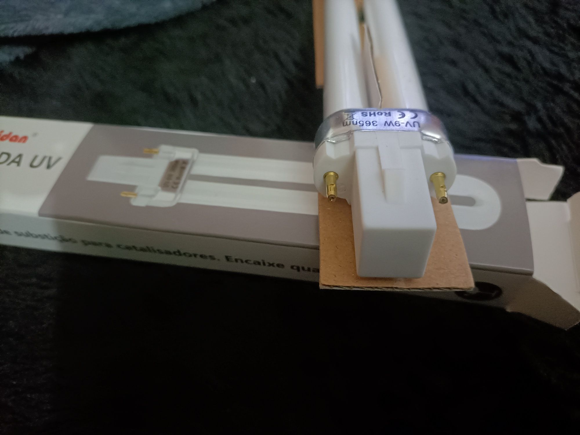 Lâmpada UV para catalizadores novas em caixa